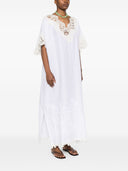 Ermanno Scervino Linen Long Kaftan