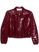 Gucci Gg Leather Jacket