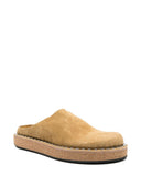 Loewe Paulas Ibiza Rivet Suede Mules