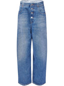 Mm6 Maison Margiela Wide Leg Denim Jeans