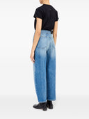 Mm6 Maison Margiela Wide Leg Denim Jeans