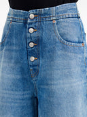 Mm6 Maison Margiela Wide Leg Denim Jeans