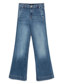 Sette jeans in denim a gamba larga