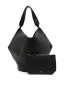 Borsa a tracolla in pelle media khaite