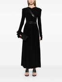 Norma Kamali V Neck Flared Dress