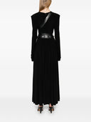 Norma Kamali V Neck Flared Dress