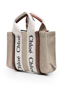 Chloè Woody Mini Canvas Tote