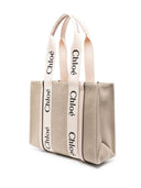 Chloè Woody Canvas Medium Tote