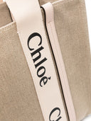 Chloè Woody Canvas Medium Tote