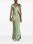 Norma Kamali Cap Sleeve Maria Gown Dress