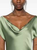 Norma Kamali Cap Sleeve Maria Gown Dress