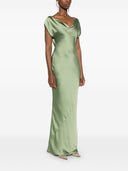 Norma Kamali Cap Sleeve Maria Gown Dress