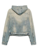 Veste à capuche en denim de studios acné