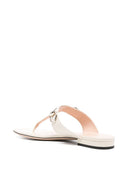 Gucci Lady Horsebit Leather Thong Sandals