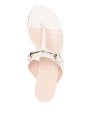 Gucci Lady Horsebit Leather Thong Sandals