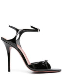 Amina Muaddi Adut Patent Leather Sandals