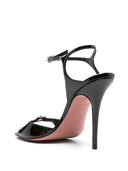 Amina Muaddi Adut Patent Leather Sandals