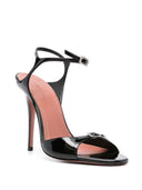 Amina Muaddi Adut Patent Leather Sandals