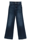 Sette jeans in denim a gamba larga