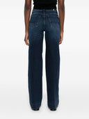 Sette jeans in denim a gamba larga