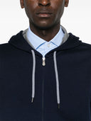 Brunello Cucinelli Cotton Blend Zipped Hoodie