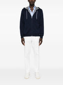 Brunello Cucinelli Cotton Blend Zipped Hoodie