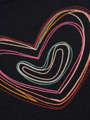Ps By Paul Smith Swirl Heart Cotton Sweatshirt