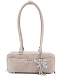 Self Portrait Suede Baguette Shoulder Bag