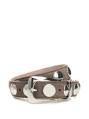Khaite Benny Studded Leather Belt
