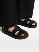 Tory Burch Kira Fisherman Sport Leather Sandals