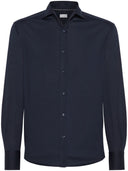 Brunello Cucinelli Silk and Cotton Mélange de coton