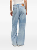 Jeans di denim di cotone organico ganni