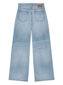 Jeans di denim di cotone organico ganni