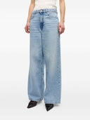 Jeans di denim di cotone organico ganni