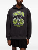 Ganni Cherries Organic Cotton Hoodie