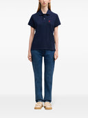 Ami Paris Ami De Coeur Cotton Polo Shirt