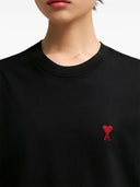 Ami Paris Logo Cotton T -skjorte