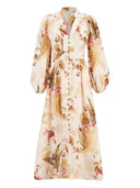 Zimmermann Ascension Linen Long Dress