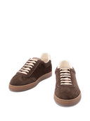 Brunello Cucinelli suede lederen sneakers