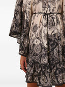 Zimmermann Rhiannon Printed Silk Mini Dress