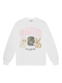Ganni Animals Cotton Crewneck Sweater