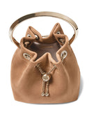 Jimmy Choo Bon Bon Leather Bucket Bag