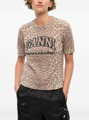 Ganni Logo Wool T Shirt