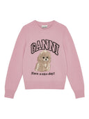 Ganni Poodle Wool CrewNeck -genser