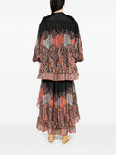 Zimmermann Rhiannon Printed Silk Blouse