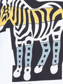 Ps By Paul Smith Zebra Print Cotton T Shirt