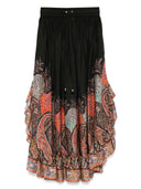 Zimmermann Rhiannon Printed Silk Skirt