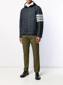 Thom Browne 4 bar nylon down jas