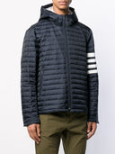 Thom Browne 4 bar nylon down jas