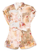 Zimmermann Ascension Linen Playsuit